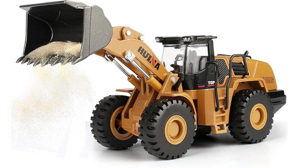 miniature metal construction vehicle