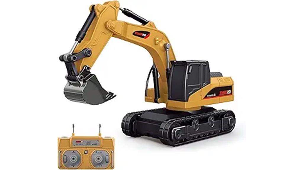 miniature remote excavator