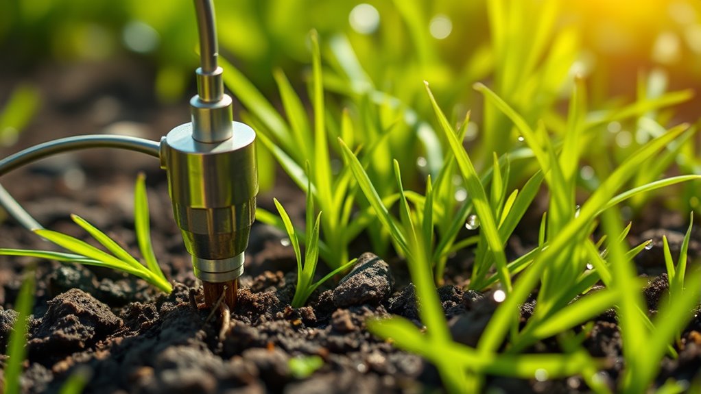 monitoring soil moisture levels