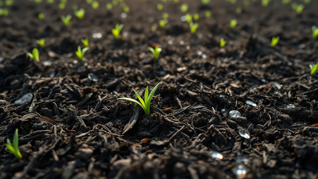 mulch prevents weed germination