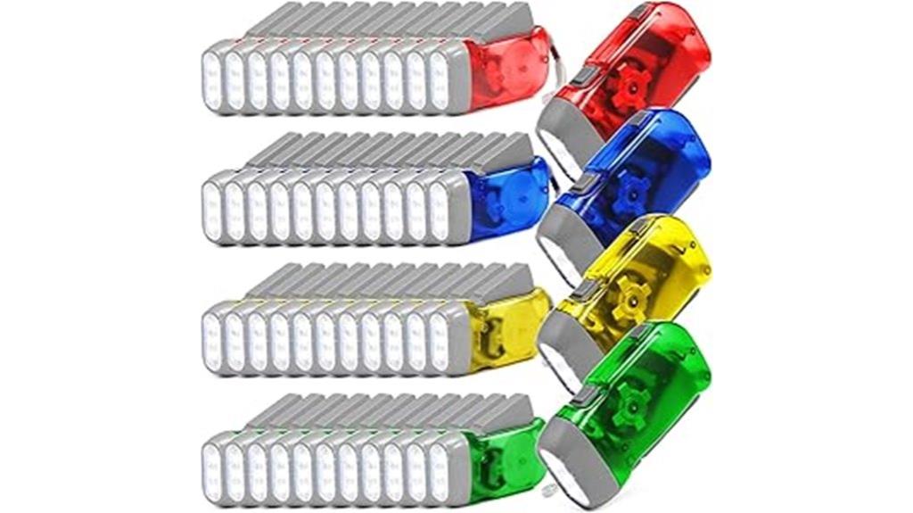 no batteries required multiple flashlights