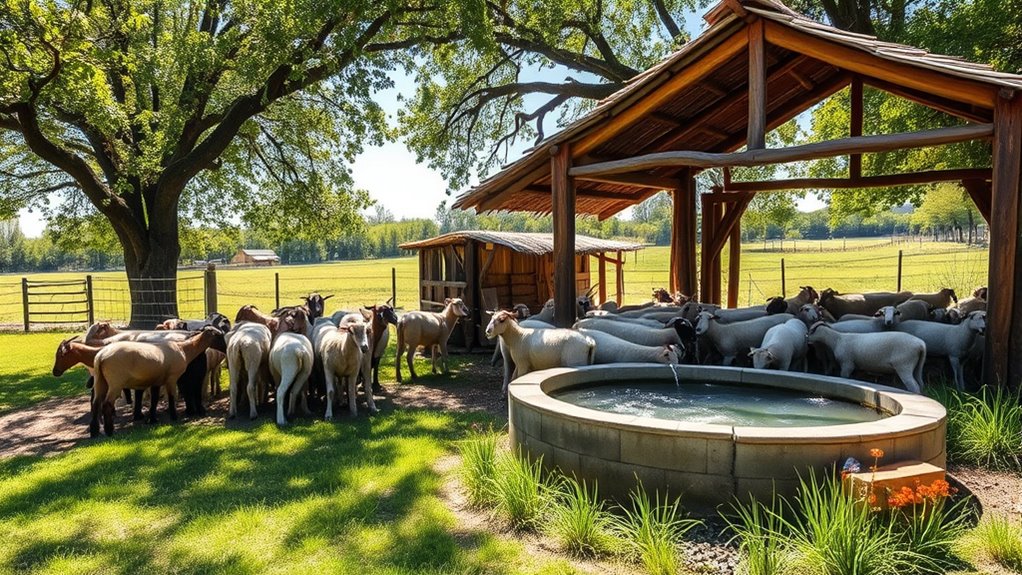 optimal water shade placement