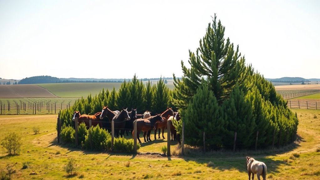optimize windbreak orientation and materials