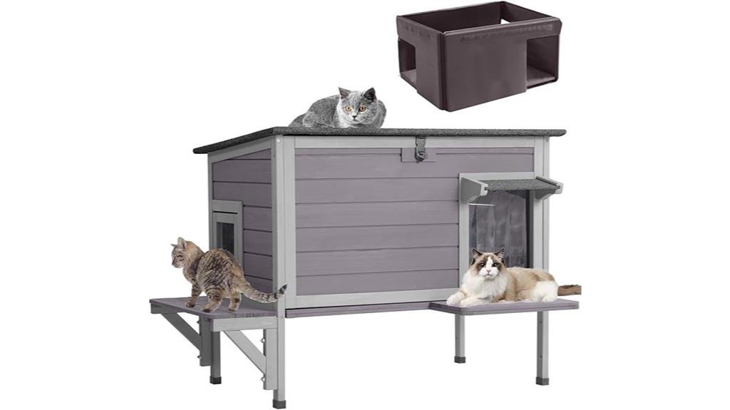 outdoor insulated cat house
