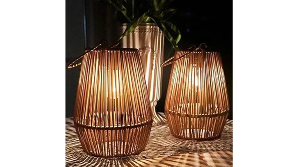 outdoor waterproof solar lanterns