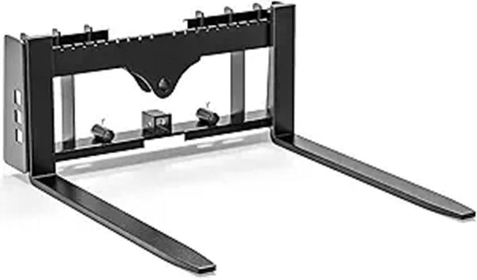 pallet fork frame attachment