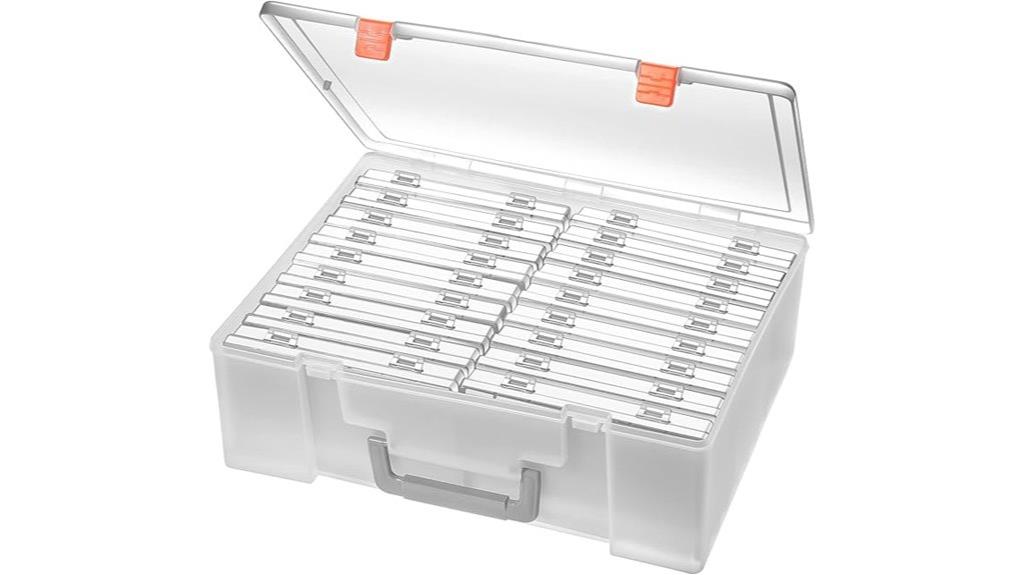 photo organizer with 18 cases