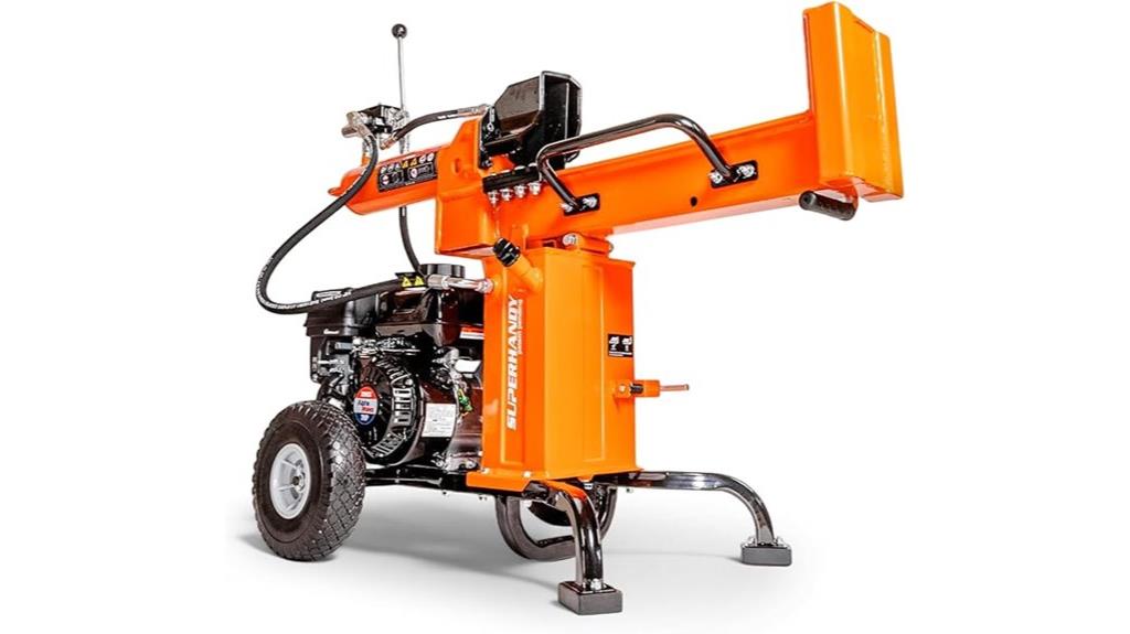 portable 25 ton log splitter