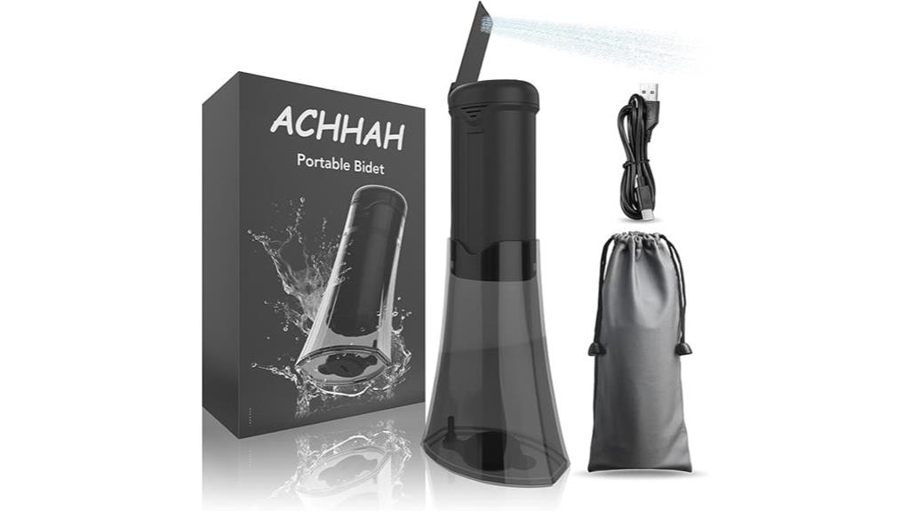 portable bidet with adjustable settings