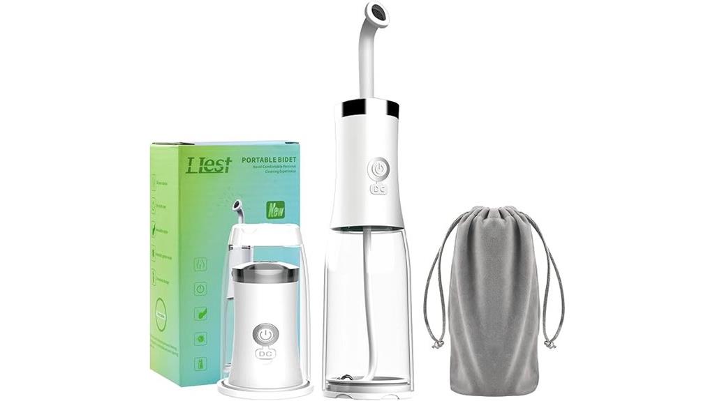 portable bidet with adjustable settings