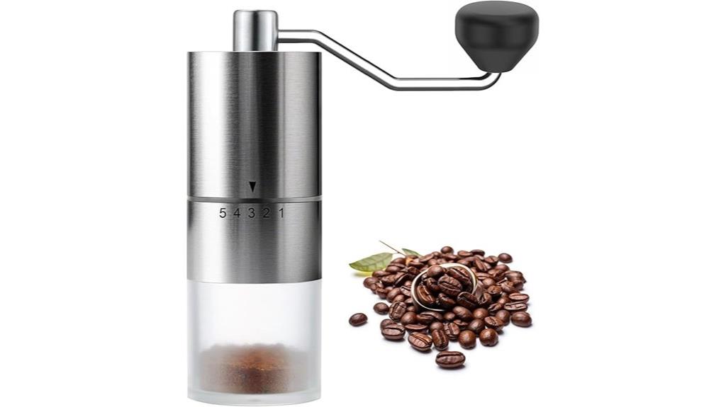 portable conical burr grinder