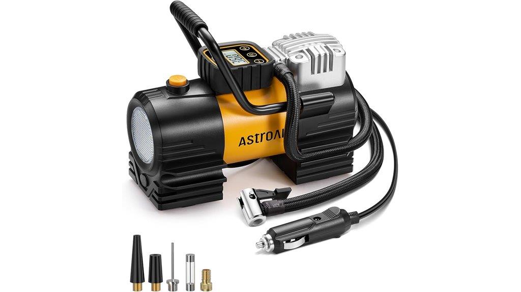 portable digital tire inflator