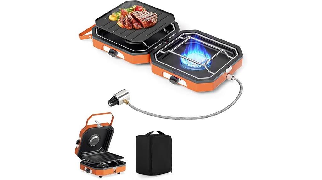 portable dual burner stove