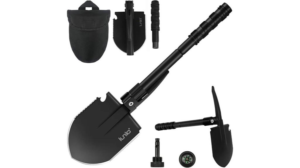 portable folding camping shovel