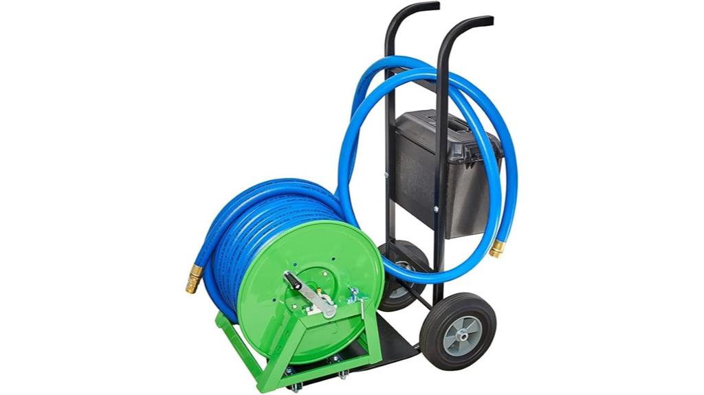 portable hose reel cart