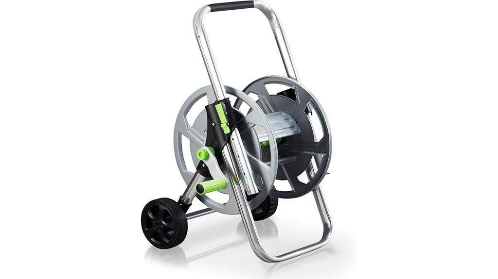portable hose reel cart