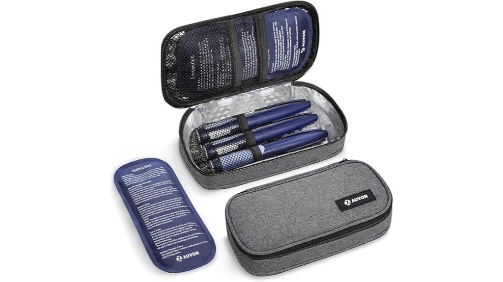 portable insulin cooler case