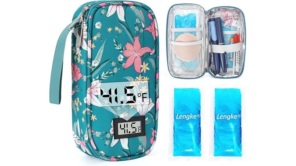 portable insulin travel case