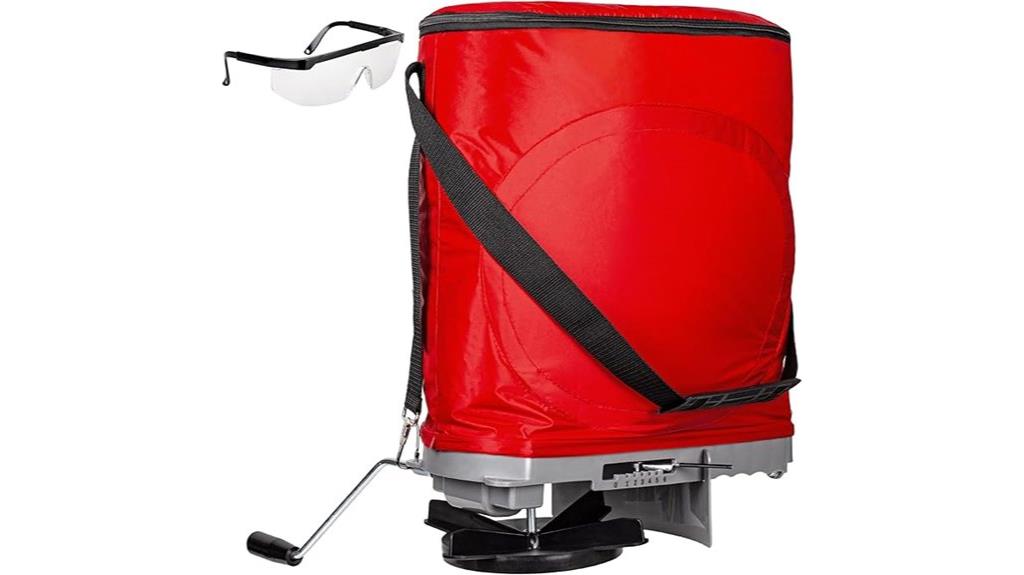 portable lawn seed spreader