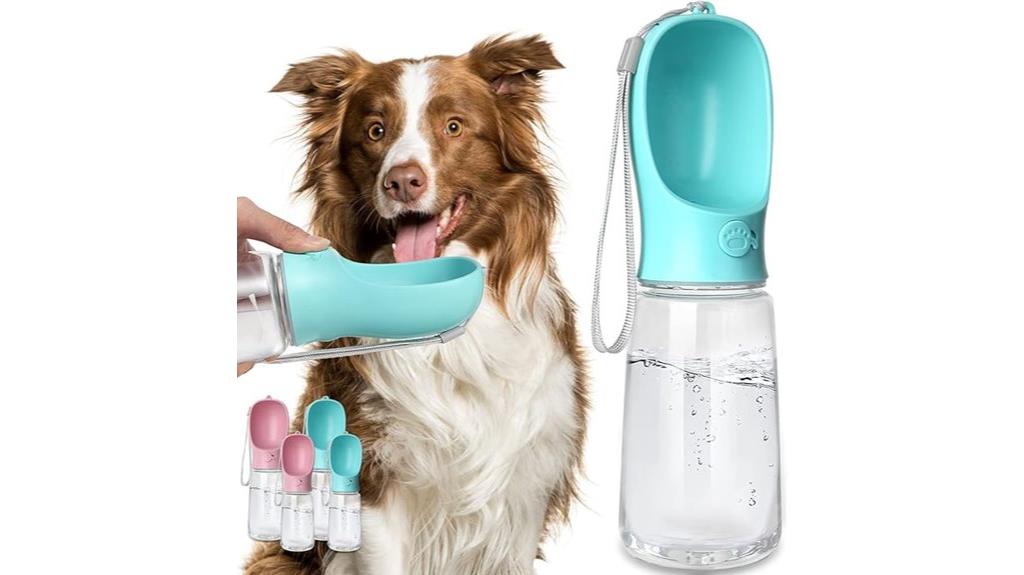 portable leak proof dog water bottle
