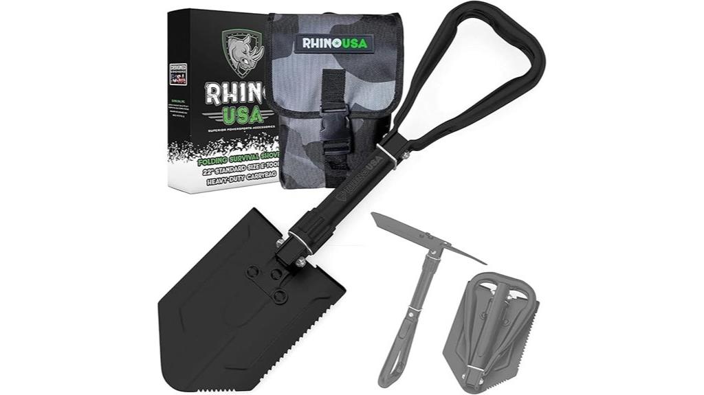 portable rhino survival shovel