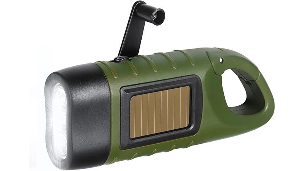 portable solar hand torch