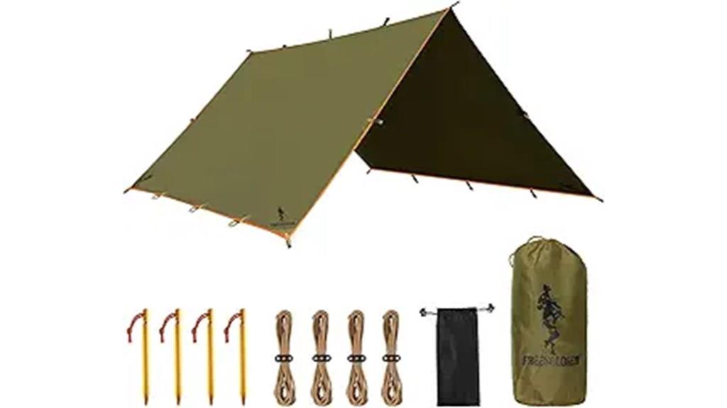 portable waterproof camping tarp