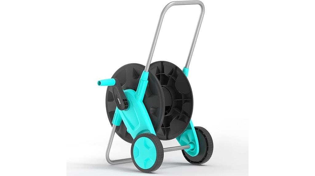 portable wheeled garden reel