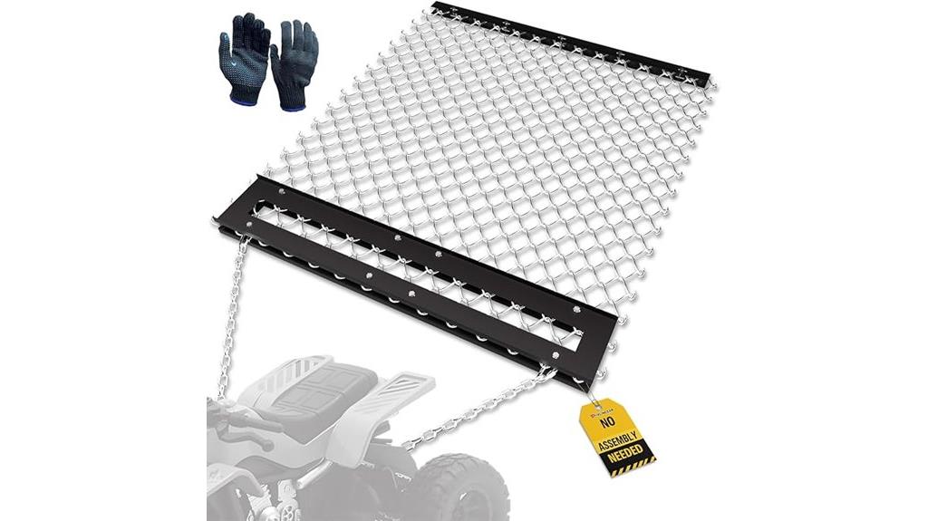 pre assembled atv drag harrow