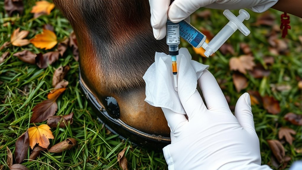 proper application and dressing