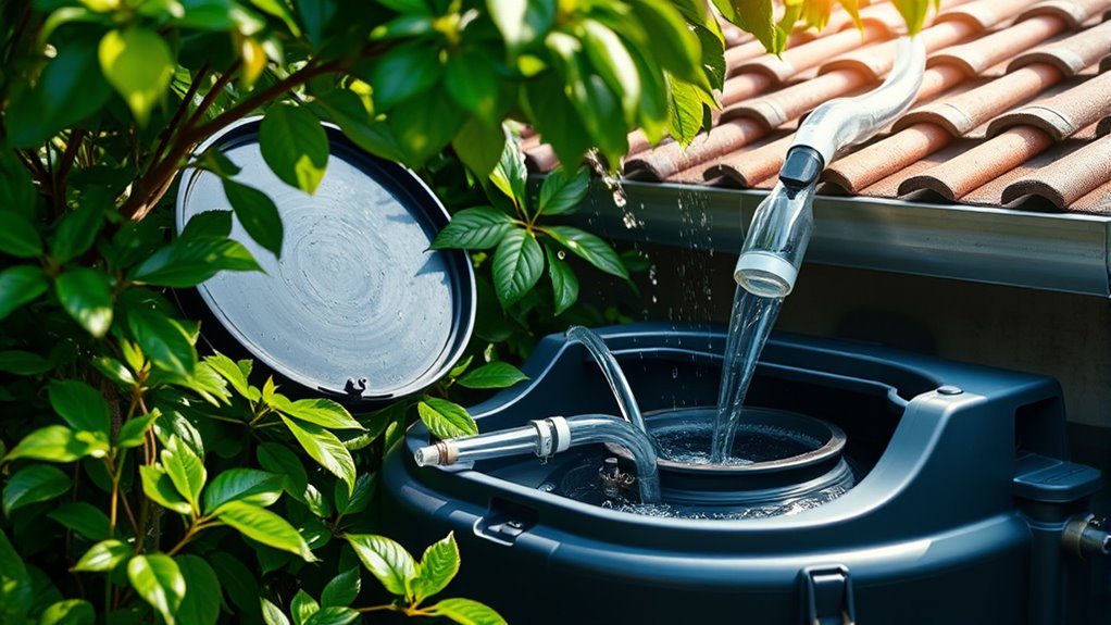 proper rainwater storage filtration