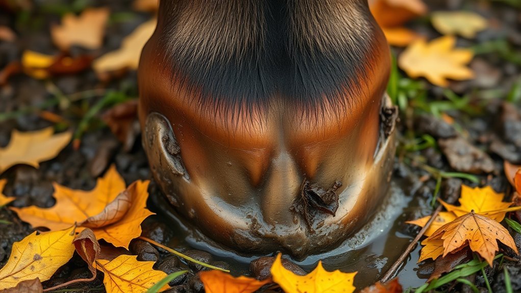 protect hooves in wet weather