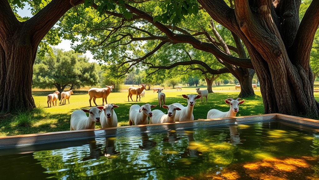 provide water and shade