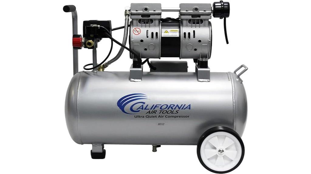 quiet oil free air compressor