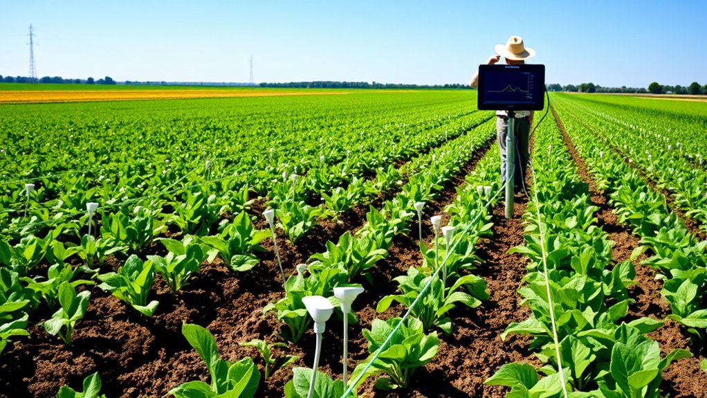 real time soil moisture monitoring