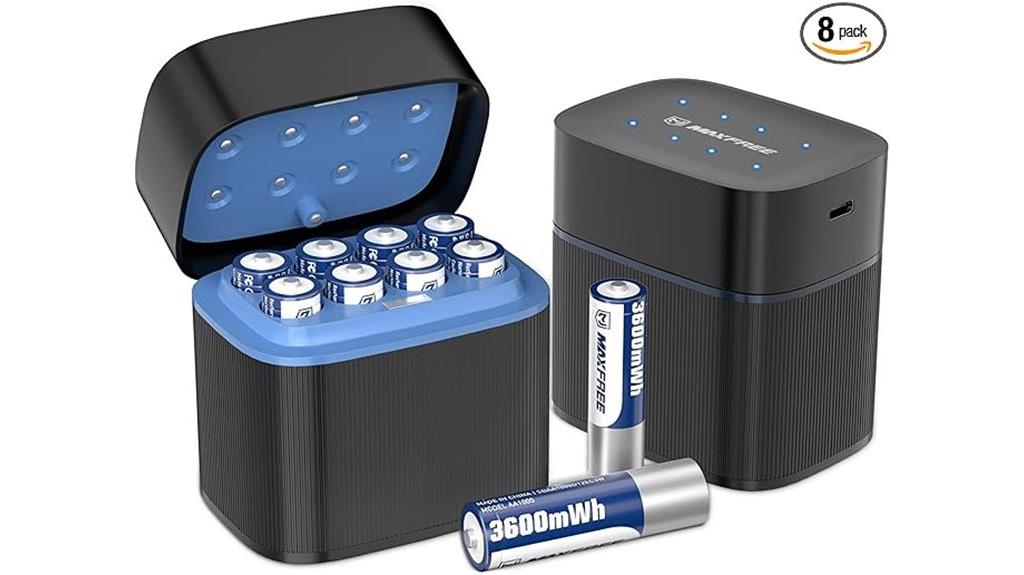 rechargeable aa lithium batteries