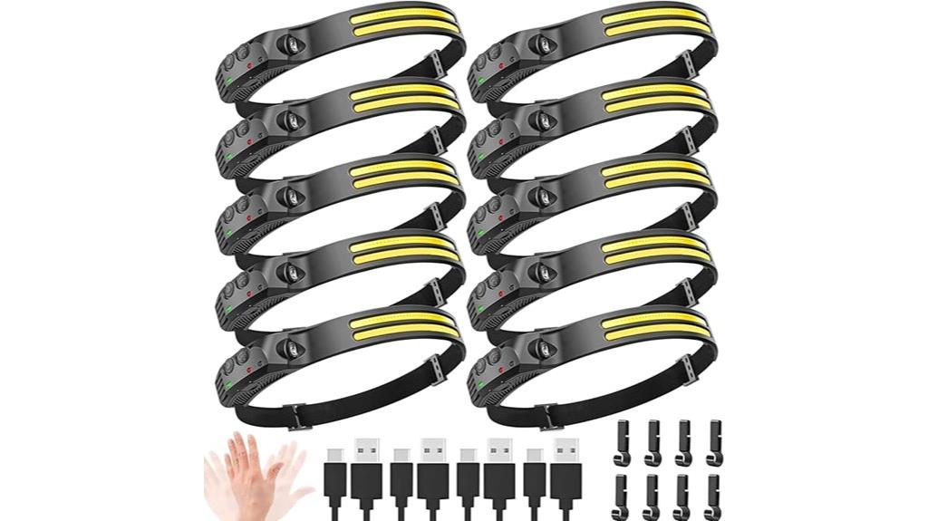 rechargeable led headlamp pack