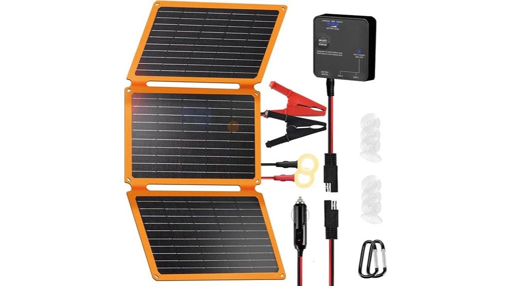 red 30w foldable charger