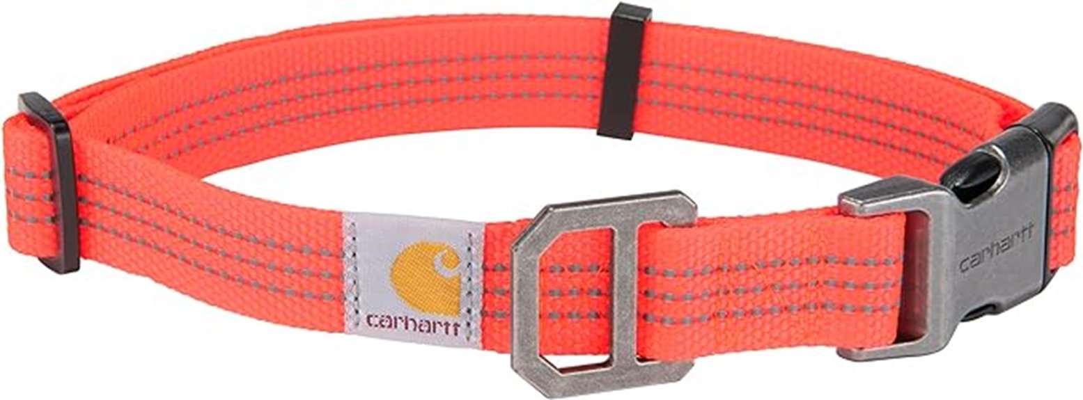 reflective nylon dog collar