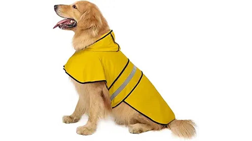 reflective raincoat for dogs