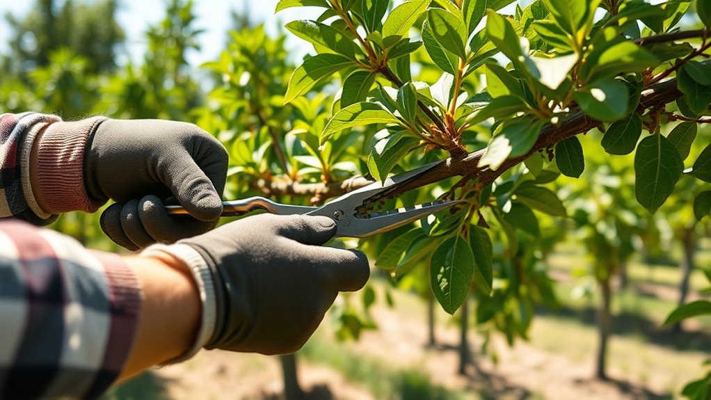 remove damaged overgrown branches