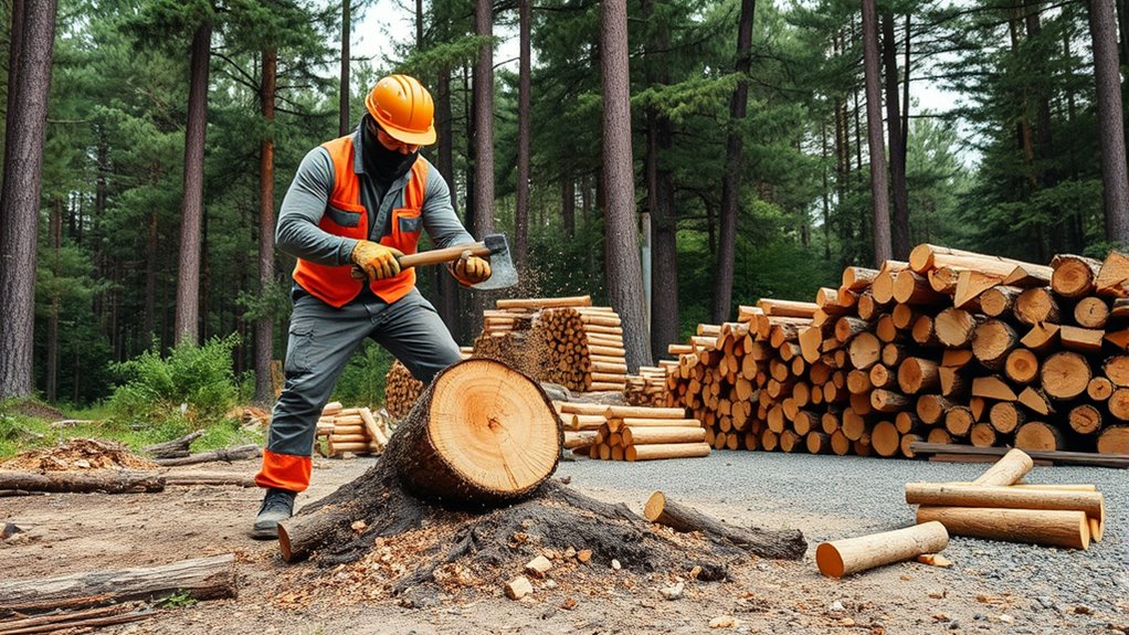 safe tree felling techniques