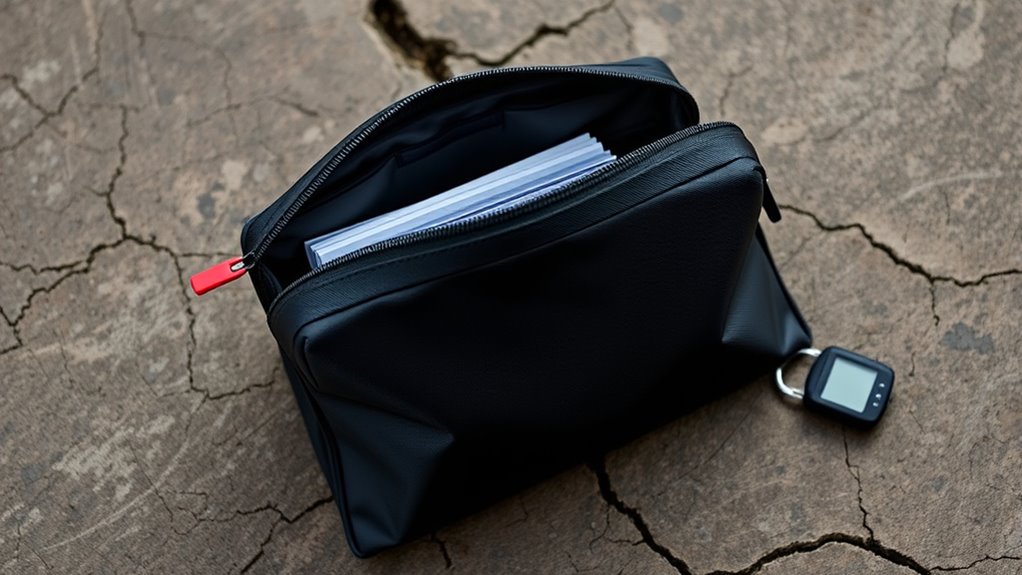 secure waterproof fireproof document bags