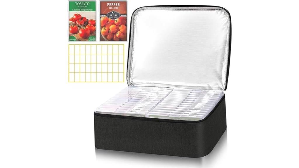 seed storage with insulated bag