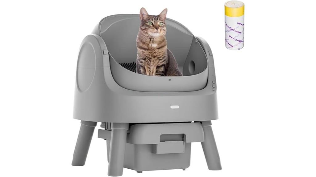 self cleaning open litter box