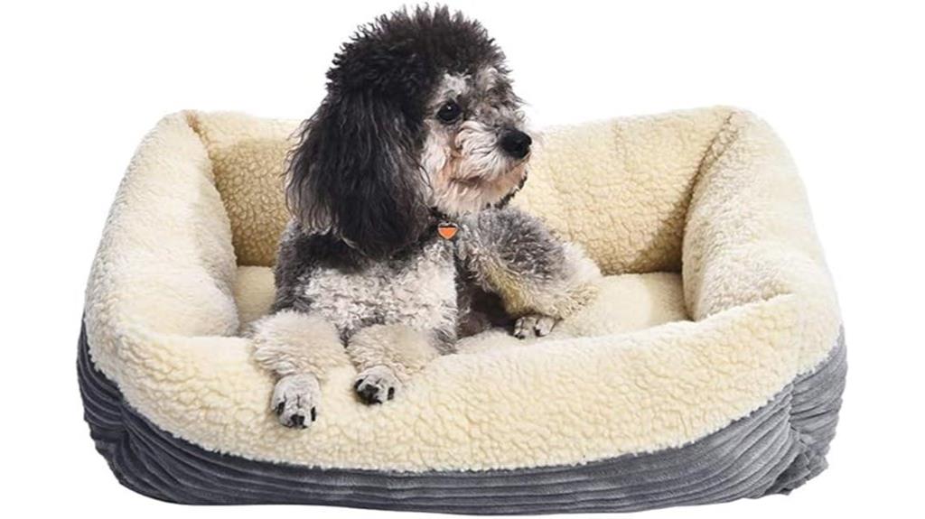 self warming pet bed