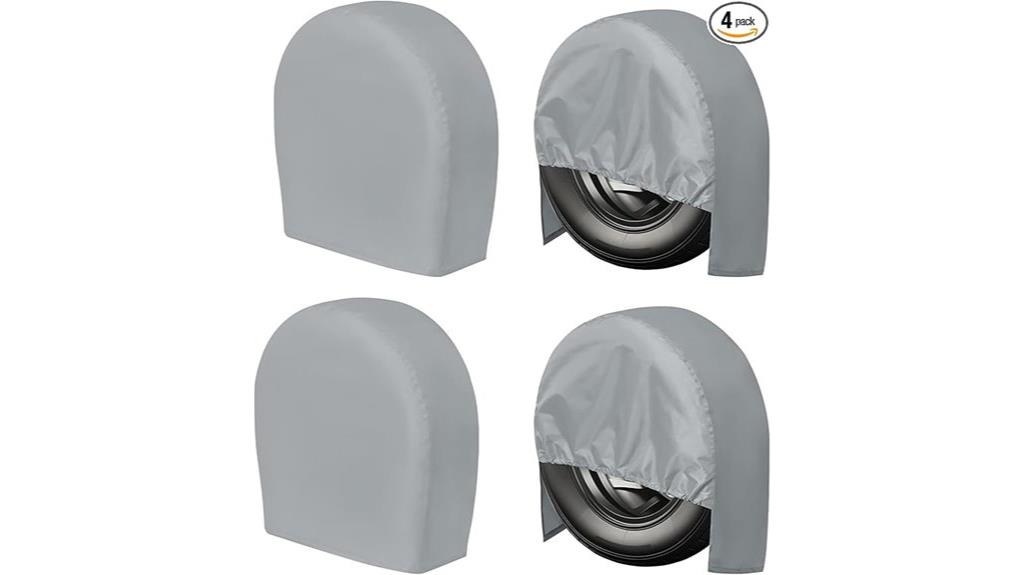 set of four tire covers