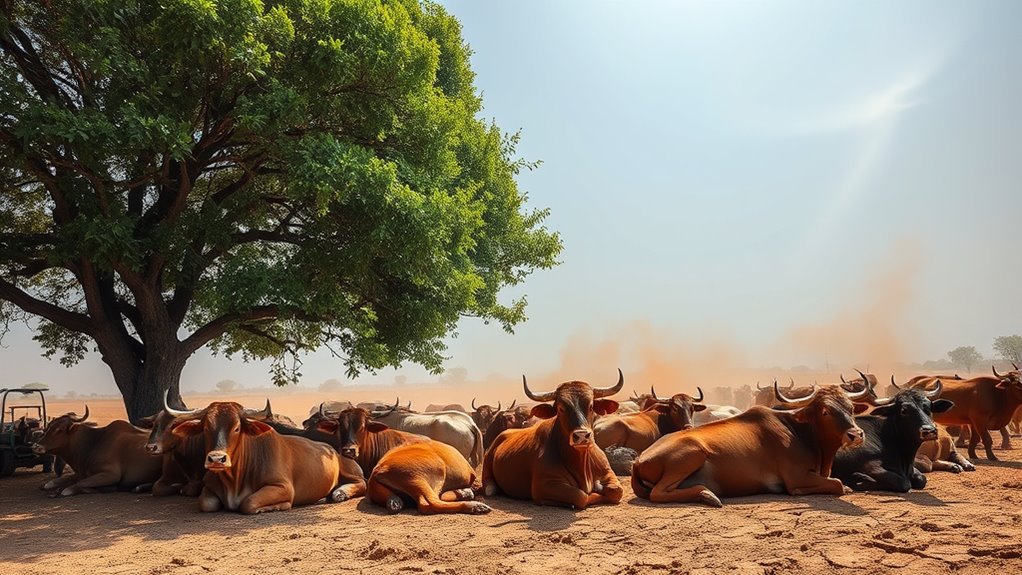 signs of heat stress