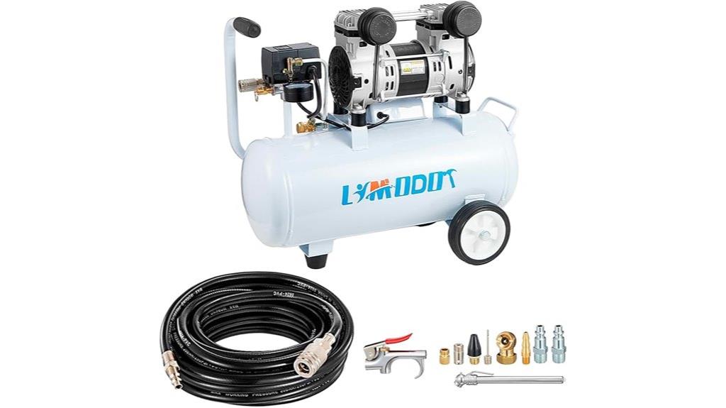 silent oil free air compressor