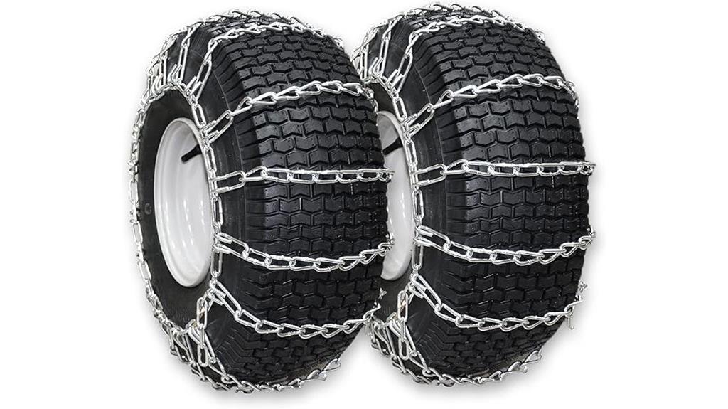 snow tire chains for lawn
